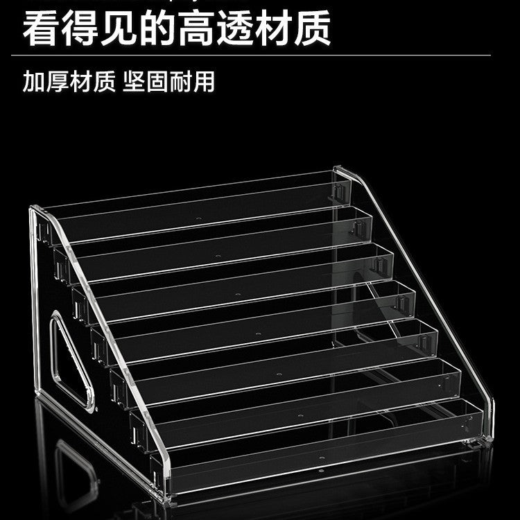 Nail Art Storage Box Multi-layer Transparent Nail Polish Display Rack Home Daily Lipstick Cosmetic Nail Polish Gel Storage Rack